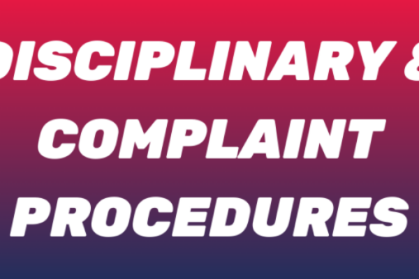 Complaints Procedures